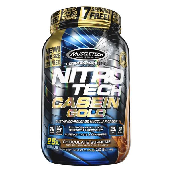 NITROTECH CASEIN GOLD 1,15 KG - MUSCLETECH
