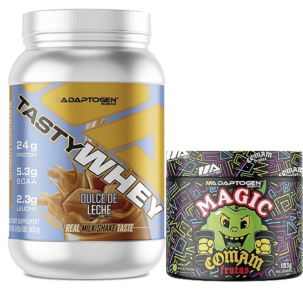 TASTY WHEY 900 GR + MAGIC 183 GR - ADAPTOGEN
