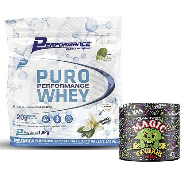 PURO WHEY 1.8 KG + MAGIC 183 GR  - PERFORMANCE