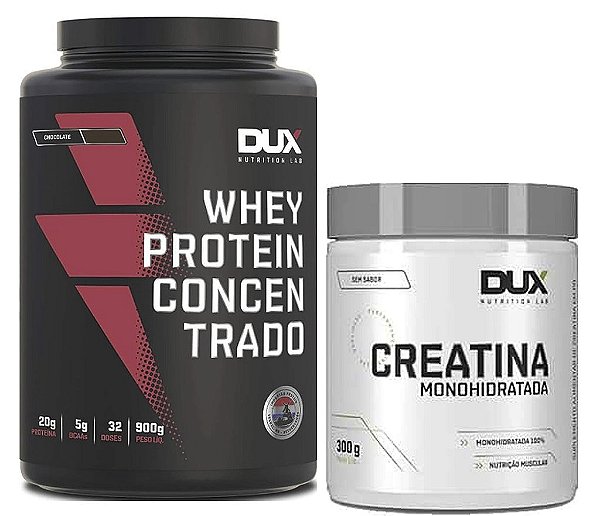 WHEY PROTEIN DUX 900 GR + CREATINA 300 GR - DUX NUTRITION