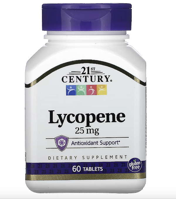 LYCOPENE, 25 MG, 60 TABLETS - 21ST CENTURY