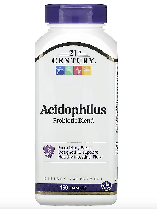 ACIDOPHILUS PROBIOTIC BLEND 150 CAPSULAS - 21ST CENTURY