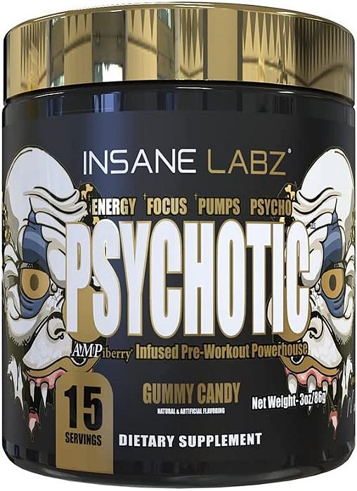 PSYCOTHIC GOLD (15 DOSES) PRE-TREINO - INSANE LABZ