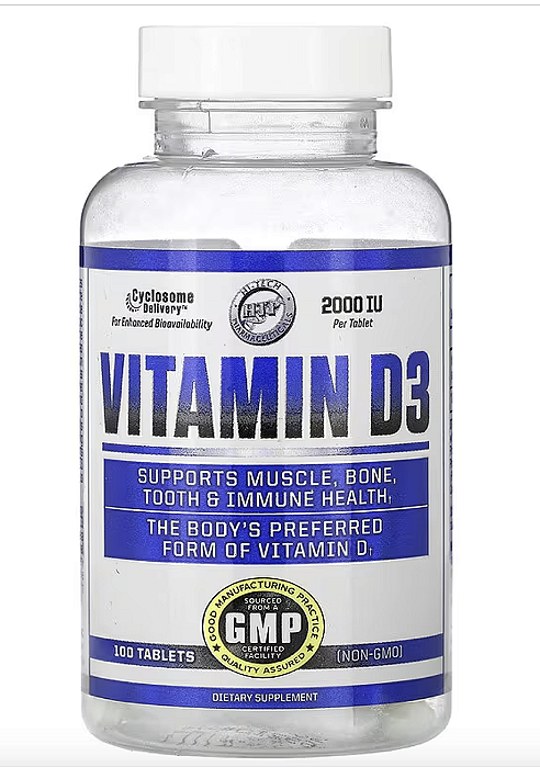 VITAMINA D3 2.000 UI 100 CAPS - HITECH