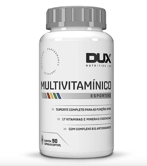 MULTIVITAMINICO 90 CAPS - DUX NUTRITION