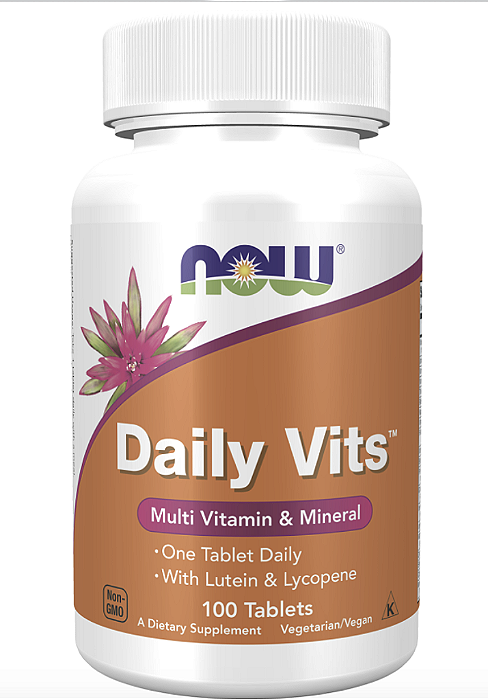 DAILY VITS NOW 100 TABLETS- NOW FOODS