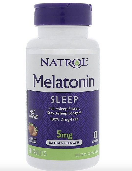 MELATONINA 5MG SLEEP EXTRA STRENGHT 90 TABLETS - NATROL