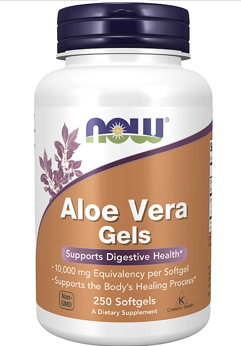ALOE VERA 250 CAPS GEL 10.000 MG - NOW
