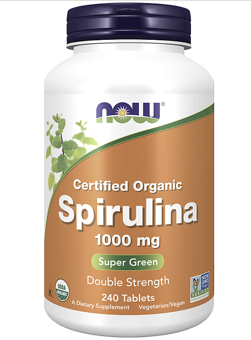 SPIRULINA DOUBLE STRENGTH 1000 MG 240 TAB - NOW FOODS