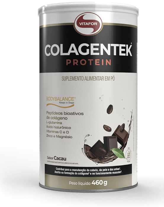 COLAGENTEK PROTEIN - BODYBALANCE 460 GR CACAU - VITAFOR