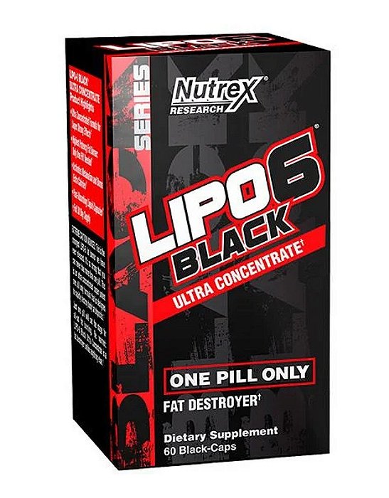 LIPO6| BLACK| UC ORIGINAL. (60 CÁPSULAS) - NUTREX
