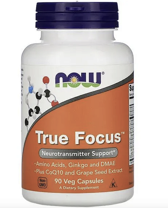 TRUE FOCUS 90 CAPS - NOW FOODS