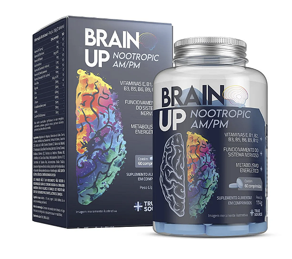 NOOTRÓPICO BRAIN UP AM/PM 60 COMP - TRUE SOURCE