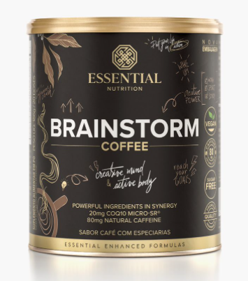 BRAINSTORM COFFEE LATA 186 GR/ 20 DOSES - ESSENTIAL NUTRITION