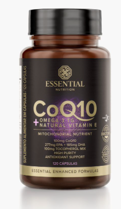 COQ10 + OMEGA 3TG + NATURAL VITAMIN E 120 CAPS - ESSENTIAL NUTRITION
