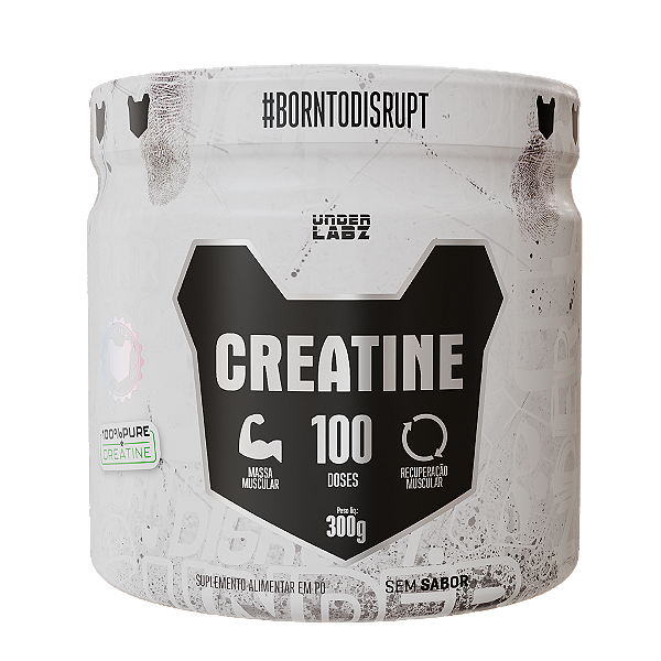 CREATINE 100% 300 GR PURE BORNTODISRUPT - UNDER LABZ