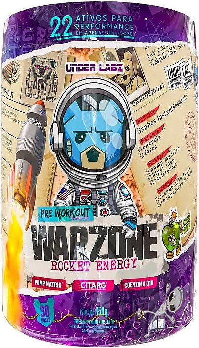 WARZONE ROCKET ENERGY 450 GR (COSMIC FRUIT) - UNDER LABZ