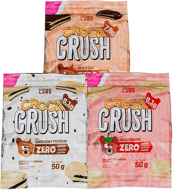 CROCK CRUSH 50 GR (UNIDADE)  DOCE DE LEITE - UNDER LABZ