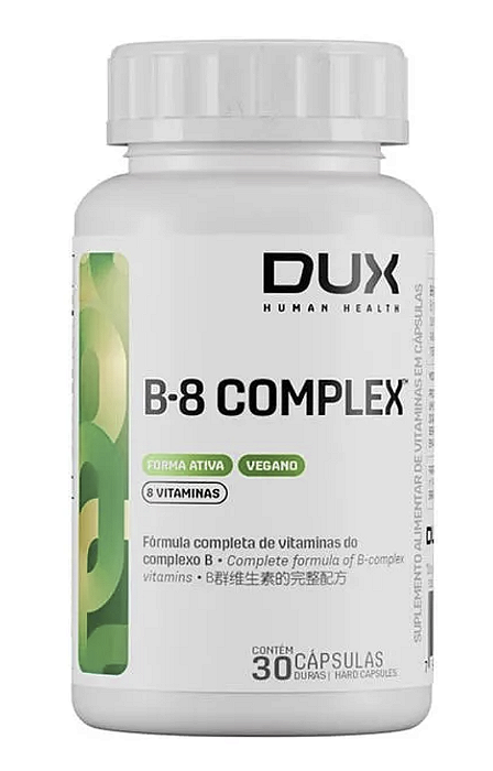 COMPLEXO B 30 CÁPSULAS - DUX NUTRITION
