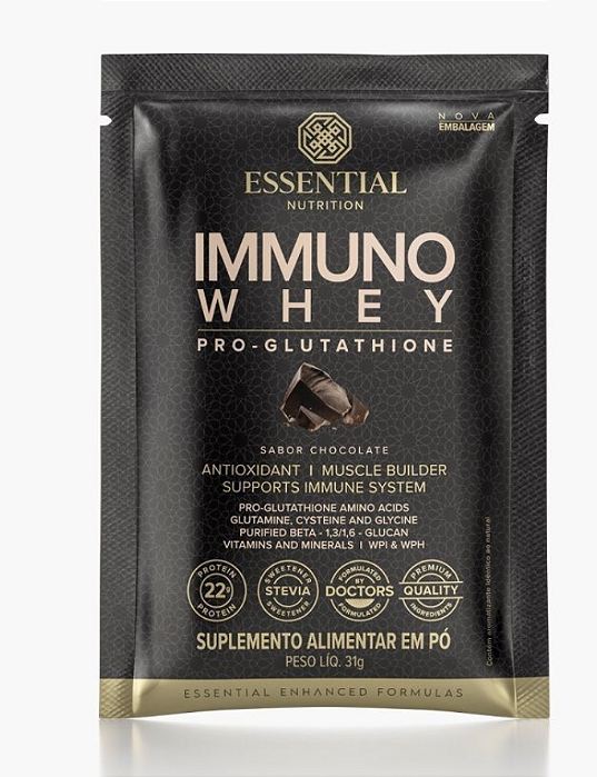 MONODOSE IMUNO WHEY PRO-GLUTATHIONE (CHOCOLATE) 31 GR - ESSENTIAL NUTRITION