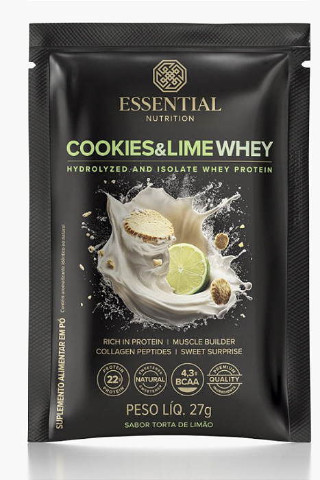 MONODOSE COOKIES E LIME WHEY 27 GR - ESSENTIAL NUTRITION