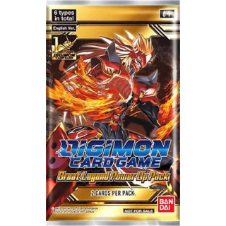 Digimon Card Game: Great Legend Power Up Pack (2 card per pack)
