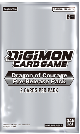 Digimon Card Game: Dragon of Courage Pre-Release Pack