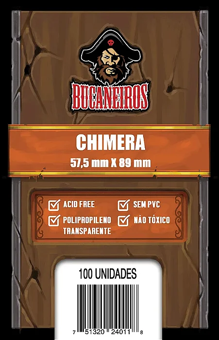 Sleeve Chimera (57,5 x 89) Bucaneiros