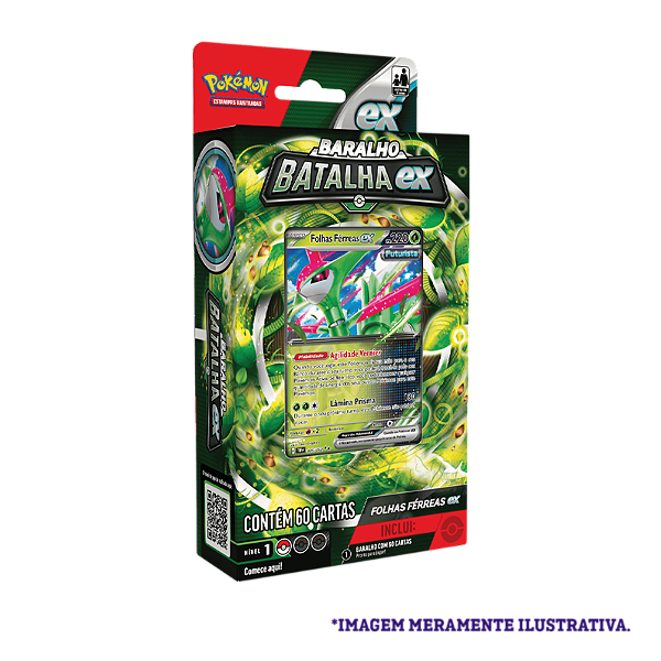 Pokémon Tcg Ex Folhas Férreas Deck De Batalha