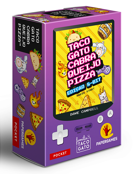 Taco Gato Cabra Queijo Pizza: Edição 8-Bit