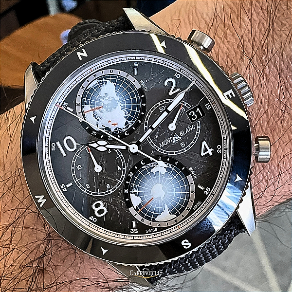 Montblanc 1858 Geosphere Cronógrafo 0 Oxygen Edição Limitada