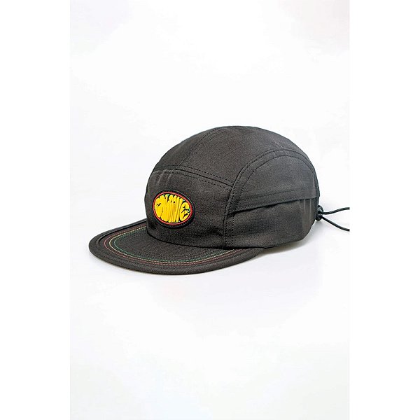 Bone Five Panel Chronic Aba Flexivel Tag Reggae - Preto