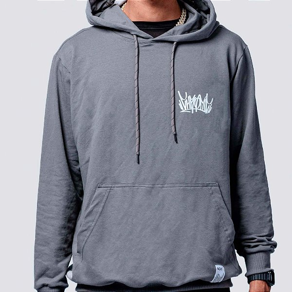 Moletom Chronic Logos Algodão Original - Cinza