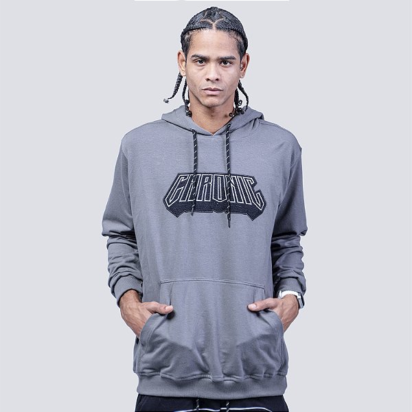 Blusa Moletinho Chronic Palhaço Gang Original Cinza