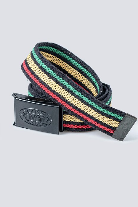 Cinto Chronic Reggae Original Fivela Preta Ajustavel