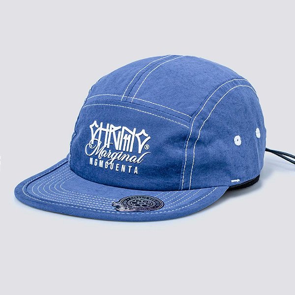 Bone Five Panel Chronic Original Marinho Aba Flexivel