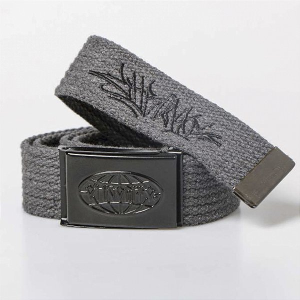 Cinto Chronic Fivela de Metal Tag World Advanced - Cinza