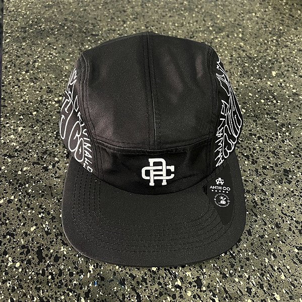 Bone Five Panel Anth Co Letra Lateral 5 Panel Preto