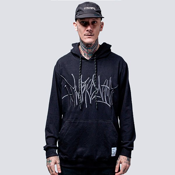 Moletom Chronic Tag Bordado Preto