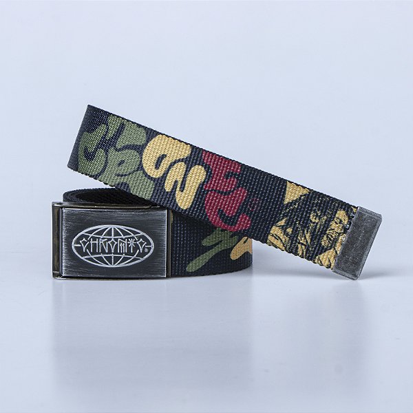 Cinto Bob Marley Chronic One Love Fivela de Metal Tag World