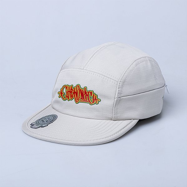 Bone Five Panel Chronic Aba Flexivel Bolso Lateral Bege