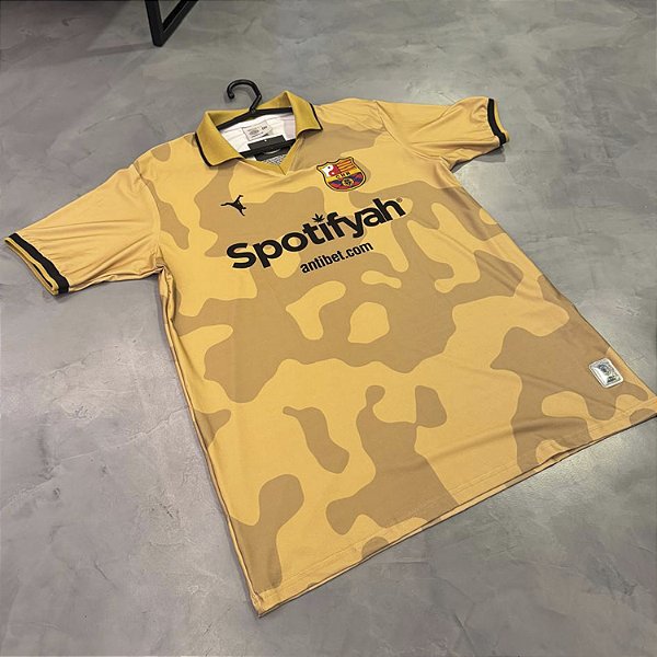 Camiseta de Time Chronic Barça Spotifyah Chave 6 Amarelo