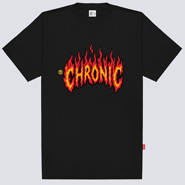 Camiseta Chronic Flame Original Preto