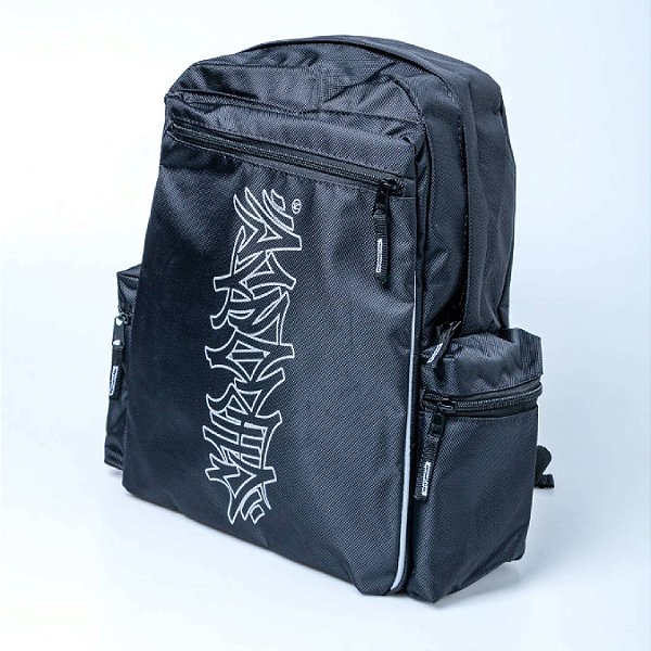 Mochila Chronic Original Logo Graffiti Street Culture Preta