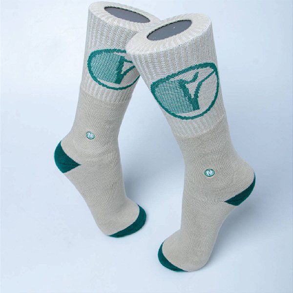 Meia Cano Alto Chronic Caqui  Algodão Original