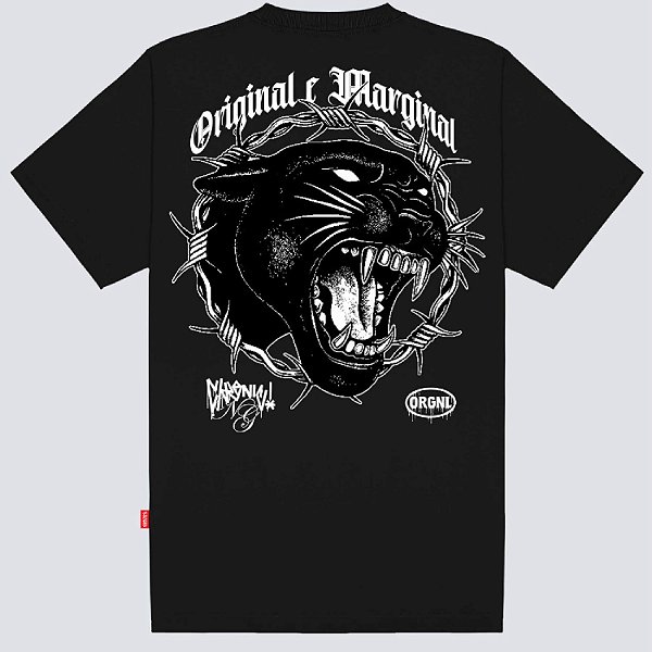 Camiseta Chronic Pantera Marginal Original Preto