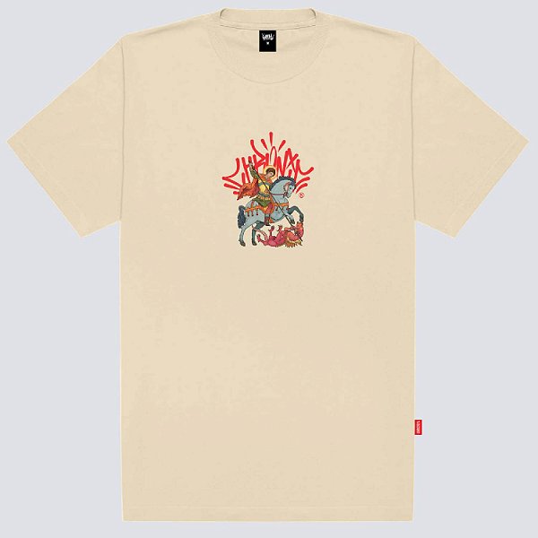 Camiseta Chronic São Jorge Saint on the Streets Original Bege
