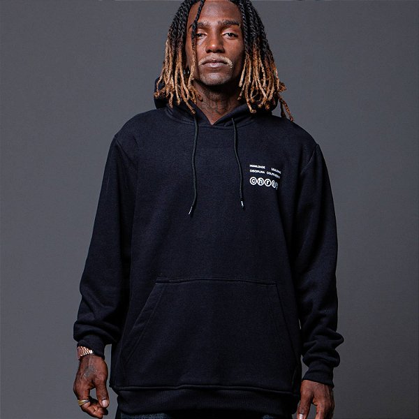 Moletom Chronic Logo Spray Preto Original