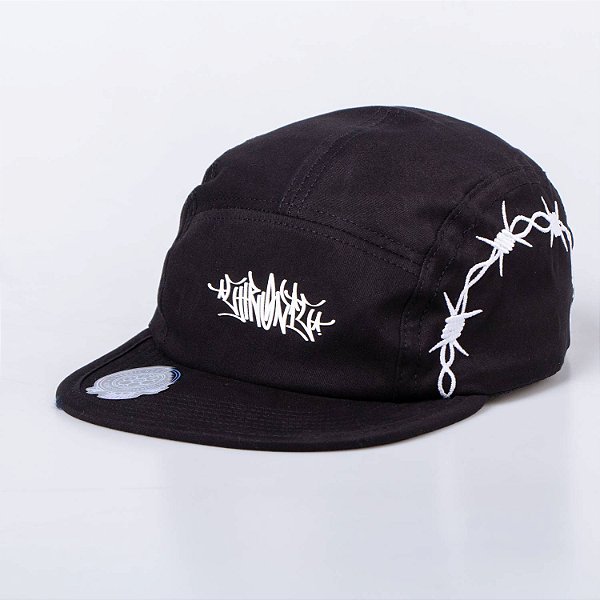 Bone Five Panel Chronic Aba Flexivel Arame Preto Original