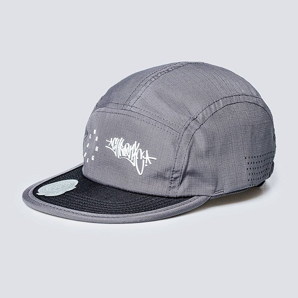 Bone Five Panel Chronic Aba Flexível Cinza Original